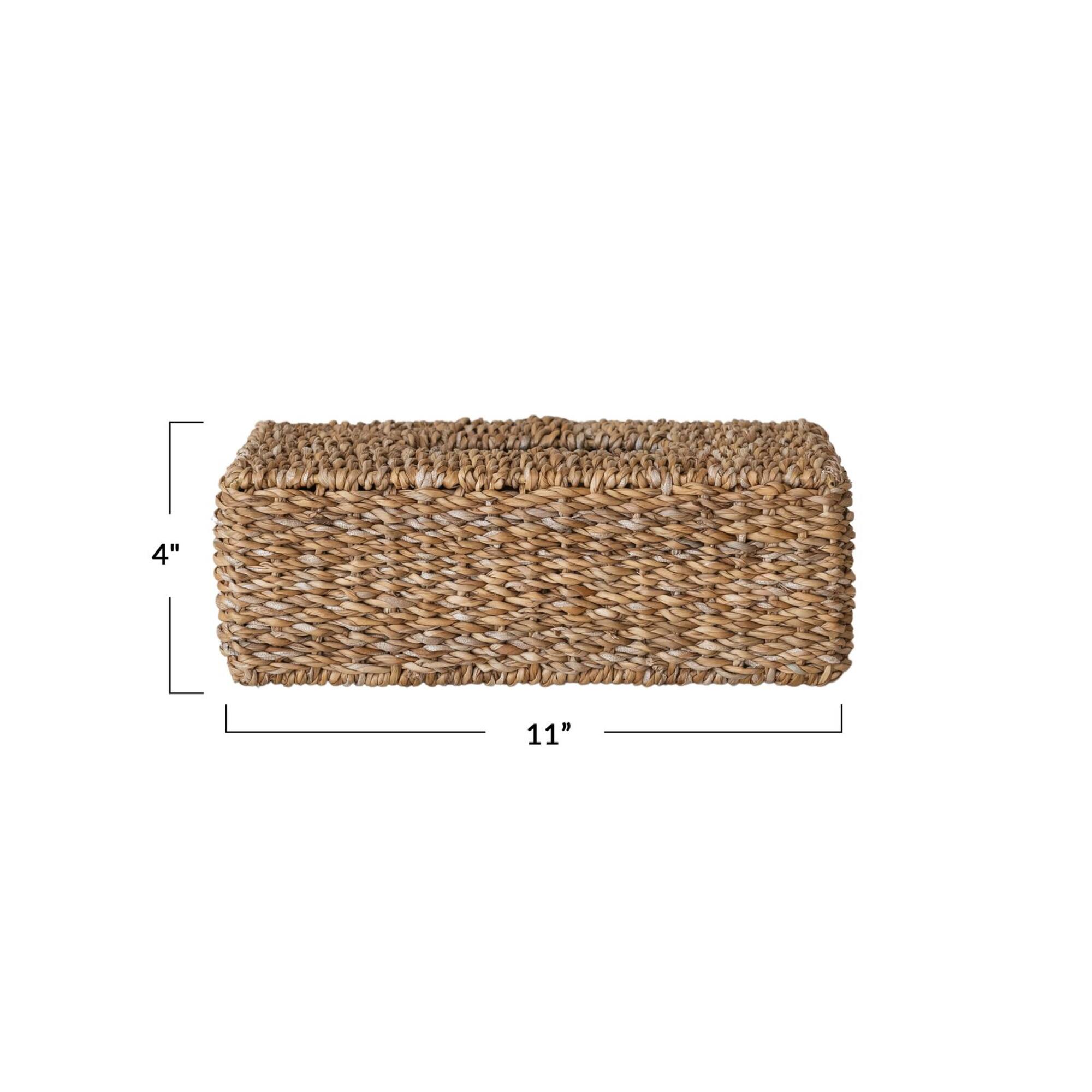 Hello Honey® Hand-Woven Seagrass Tissue Box Cover